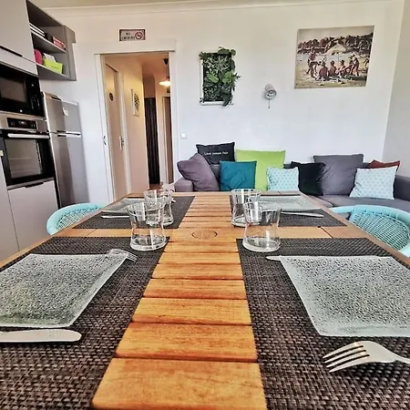 公寓 T2 Au Calme-vue Et Baie De Collioure-garage 科利尤尔