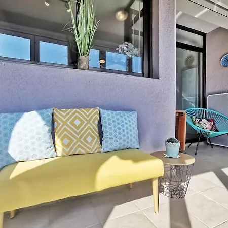 T2 Au Calme-vue Et Baie De Collioure-garage * 科利尤尔